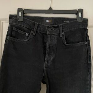 Rails The Topanga High Waist Straight Leg Jeans in Tarmac